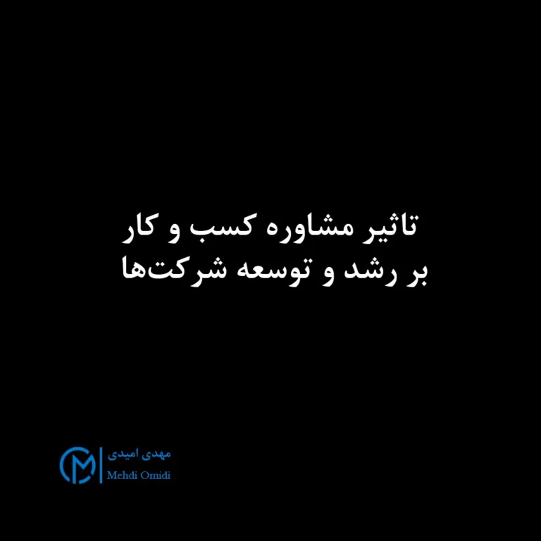 مهدی امیدی - مشاوره کسب و کار